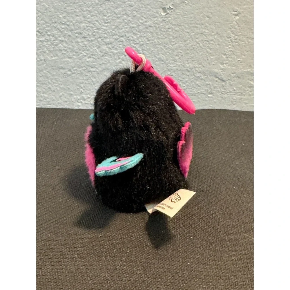 Spin Master Hatchimals Bearakeet Black Fur Mini Stuffed Toy Plush Keychain 2.5